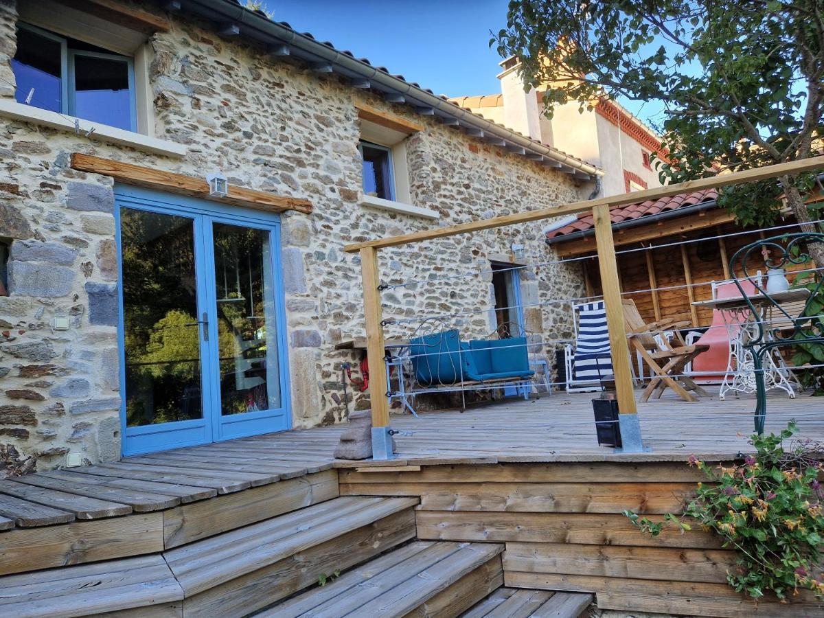 La Maison Du Vigneron Auzon ภายนอก รูปภาพ