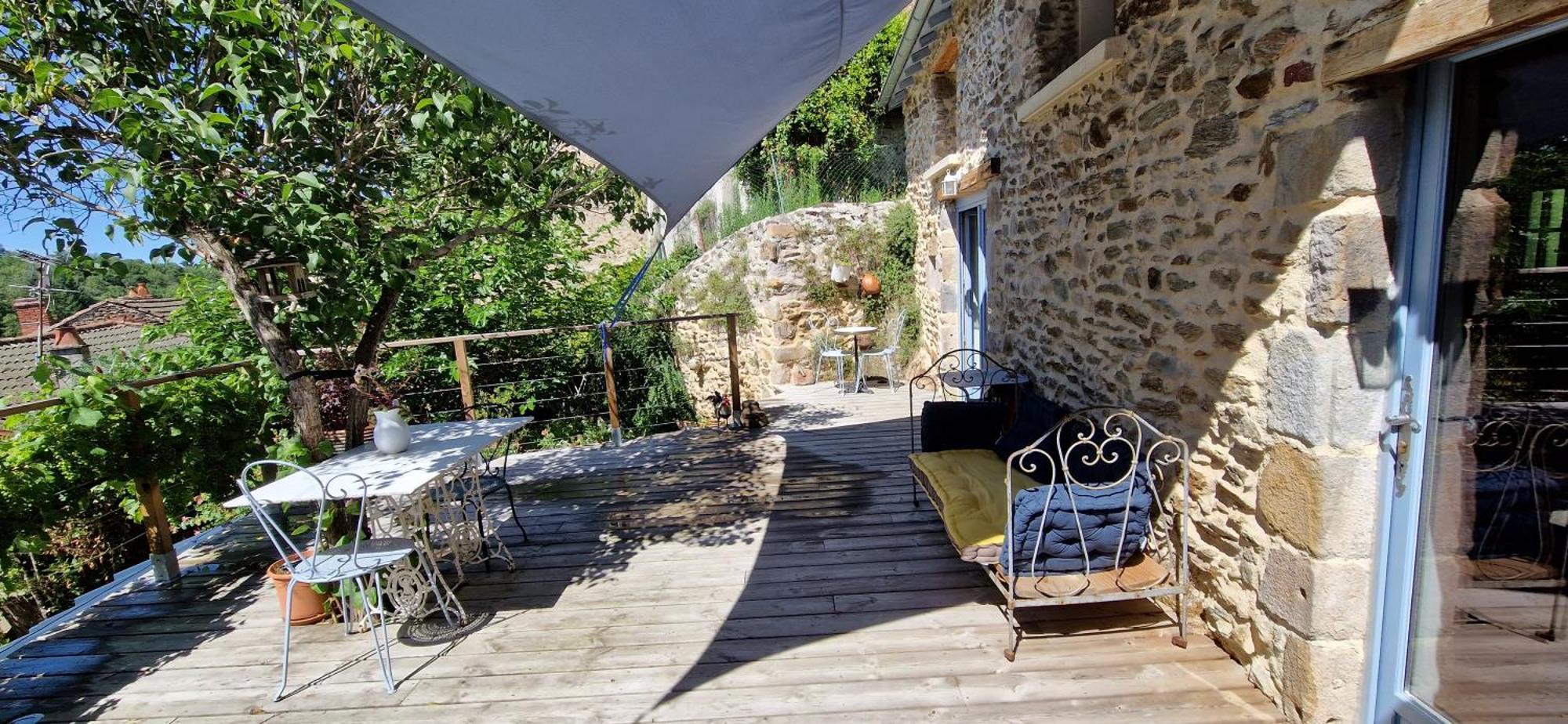 La Maison Du Vigneron Auzon ภายนอก รูปภาพ